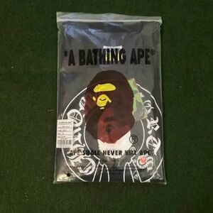 Bape x Chrome Black T-Shirt Size Large